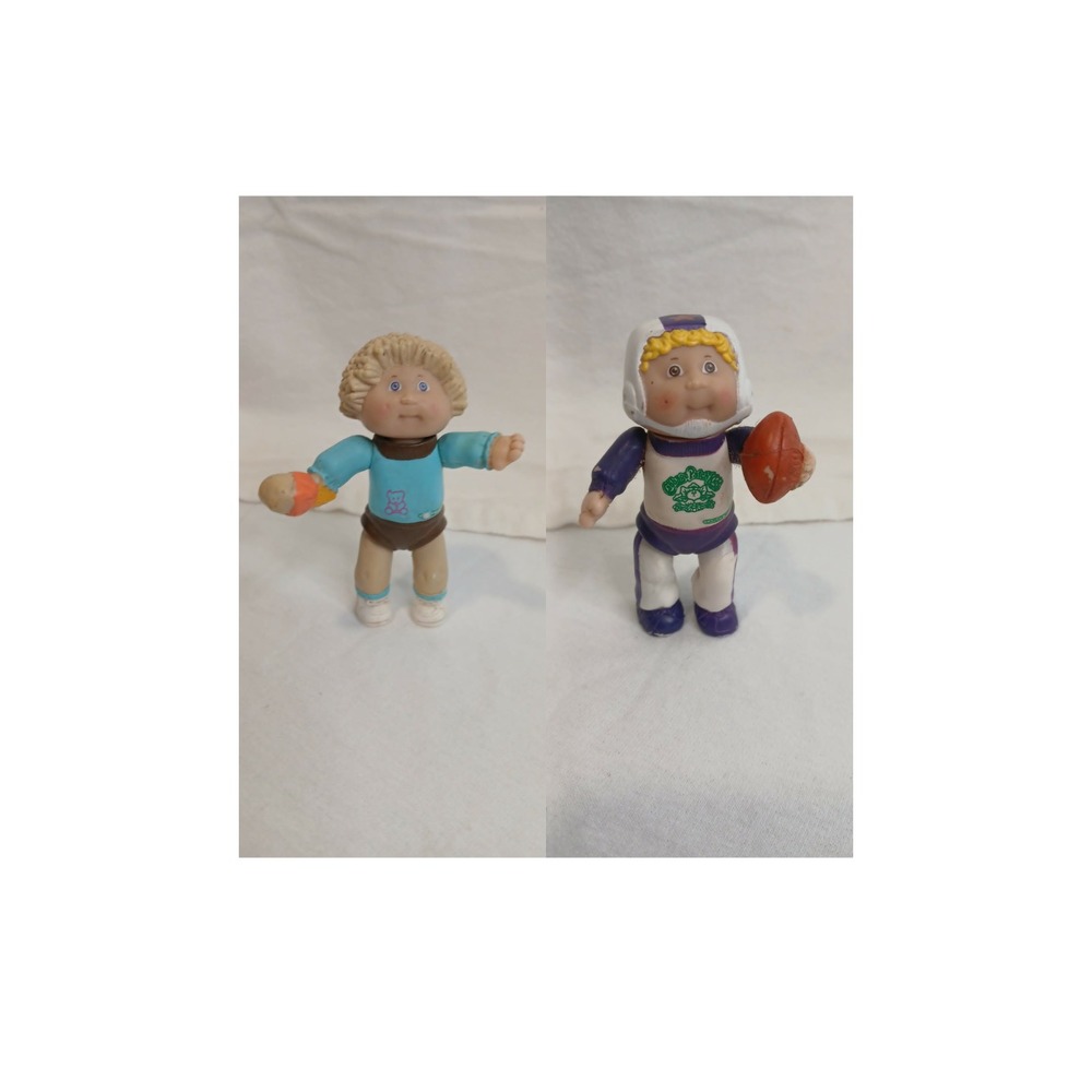 Vintage CPK 1984 Cabbage Patch Kids Doll Mini Figures PVC Figurines Lot of 2